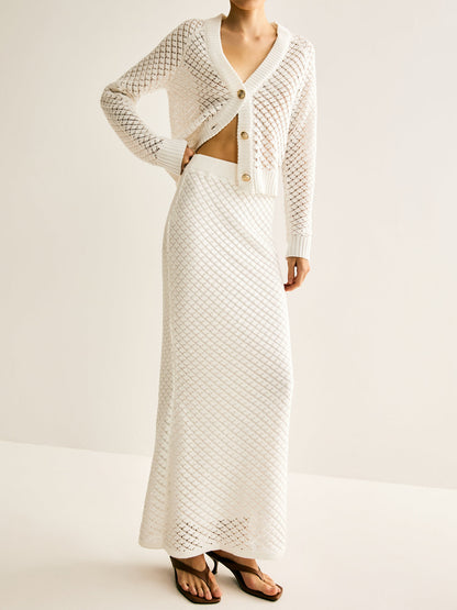 Hollow Lined Maxi Etek Takımı