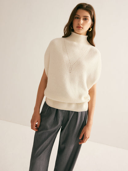 Şık Yüksek Yaka Süveter