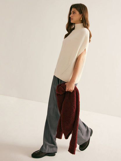 Şık Yüksek Yaka Süveter