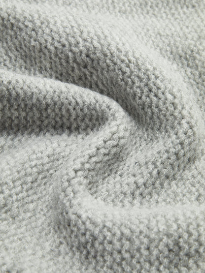 Fiyonklu Önü Açık Süveter