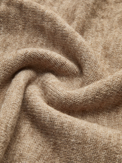 Düz Yüksek Yakalı Örgü Pantolon Takımı