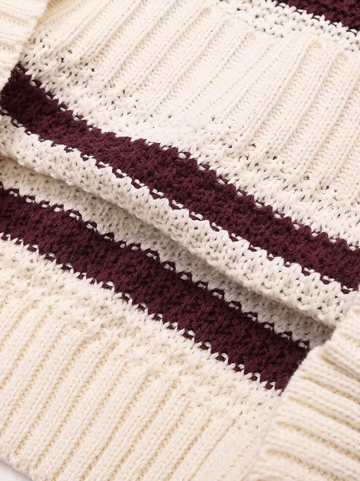 Eğlence Çizgili Süveter