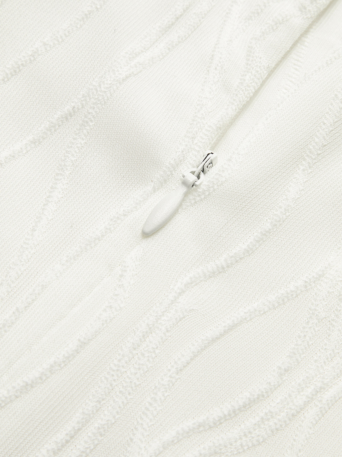 Büzgülü Fermuar Elbise