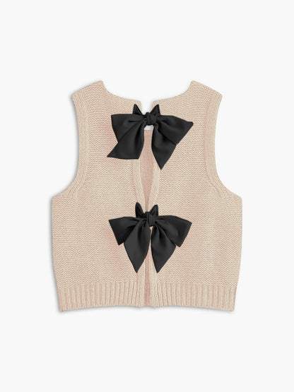 Fiyonklu Önü Açık Süveter