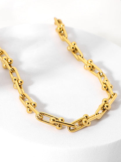 At nalı Tokası Bambulu Clavicle Choker