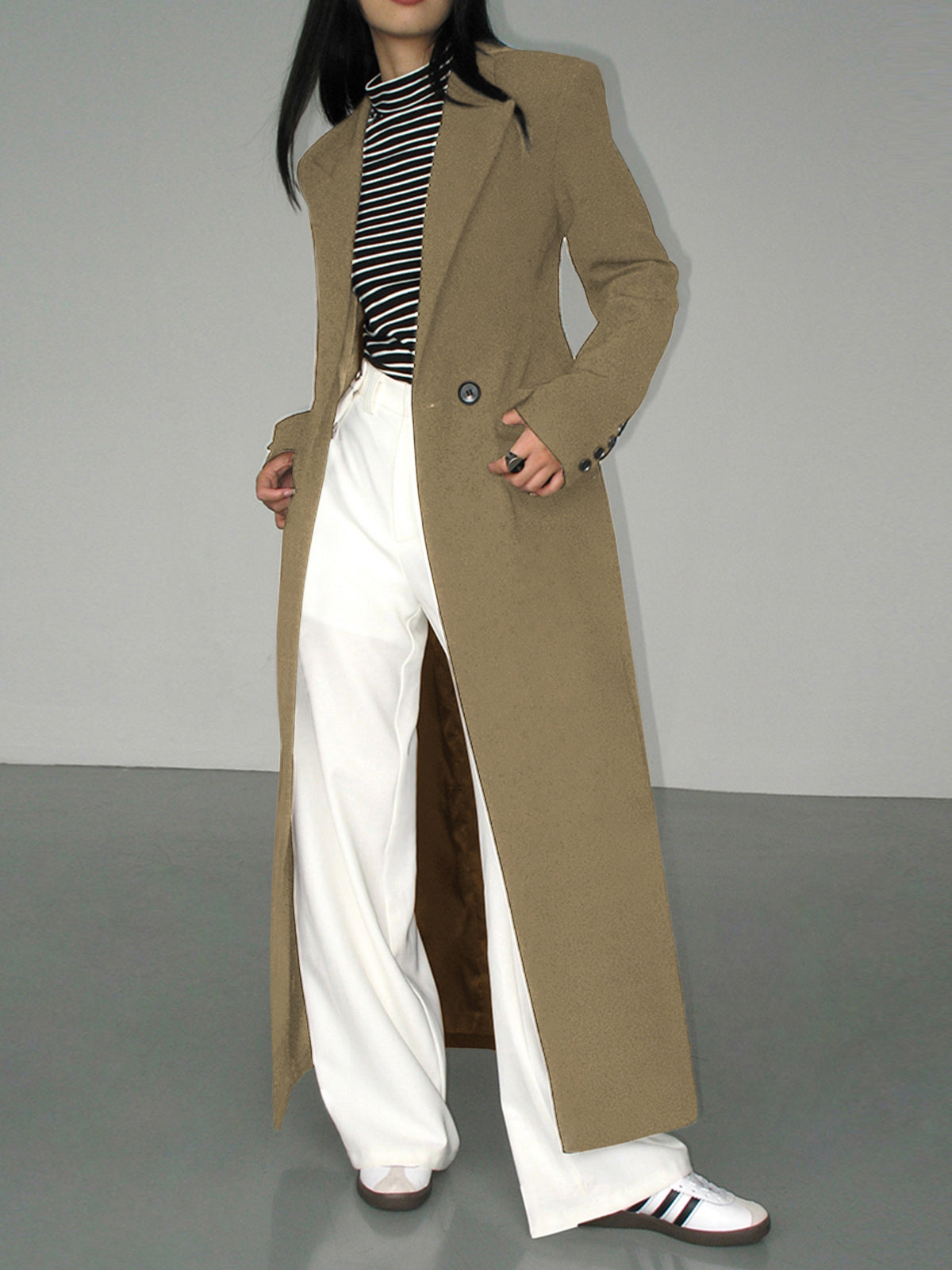 Yaka Cepli Blazer Palto