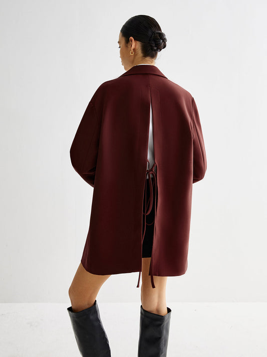 Bağlamalı Kısa Blazer