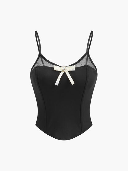 Rhinestone Yaylı Küçük Bluz