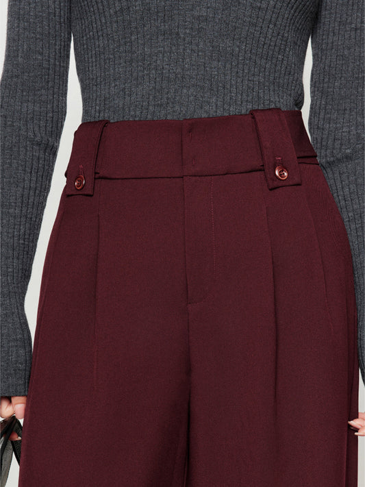 Vintage Plise Geniş Paça Pantolonlar