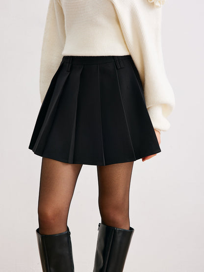 Beltsiz Fırfırlı Mini Etek