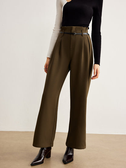 Slim-Belt Kloş Pantolon