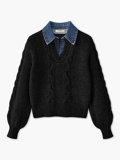 Denim Pano Ribana Yaka Kazak