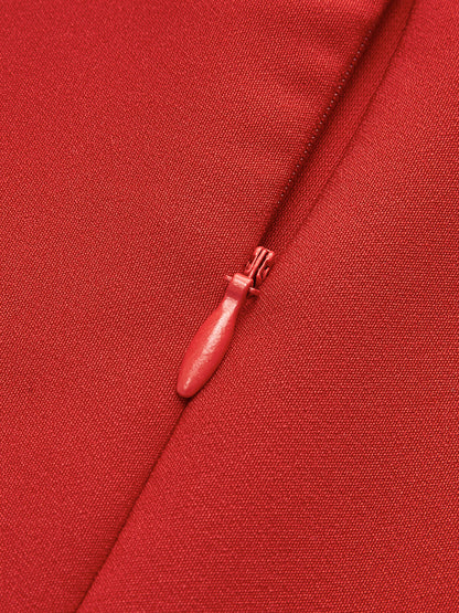 Minimalist Düz Yaka Elbise