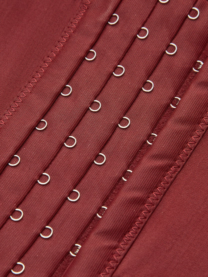 Yarı Şeffaf Askılı Piping Korse Üst