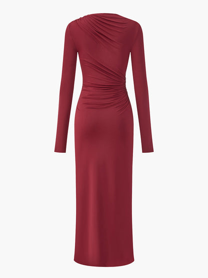 Kruvaze Jarse Dar Elbise