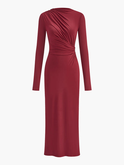 Kruvaze Jarse Dar Elbise