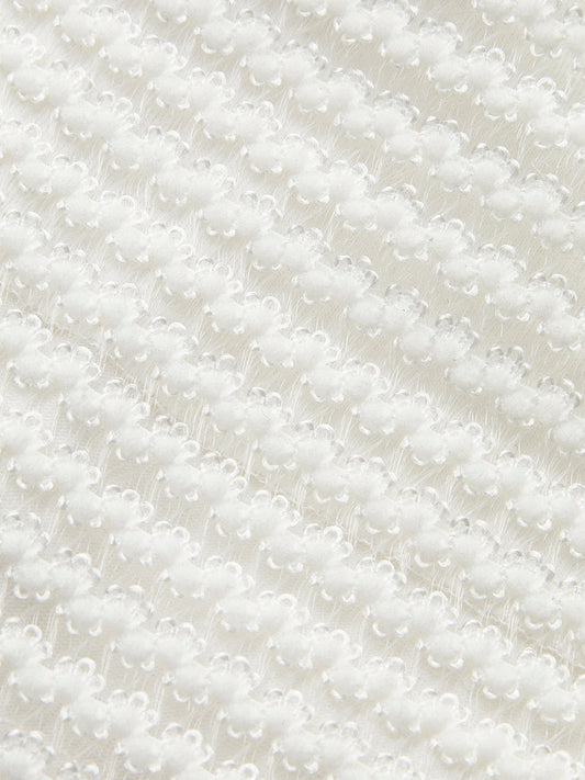 Ruffled Askı Düğmeli Smoklu Bluz