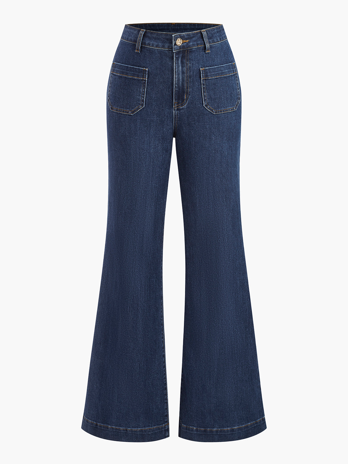 Yüksek Bel Açık Paça Jean