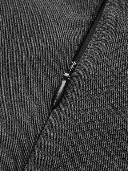 Beltsiz Arka Fermuarlı A Düz Etek