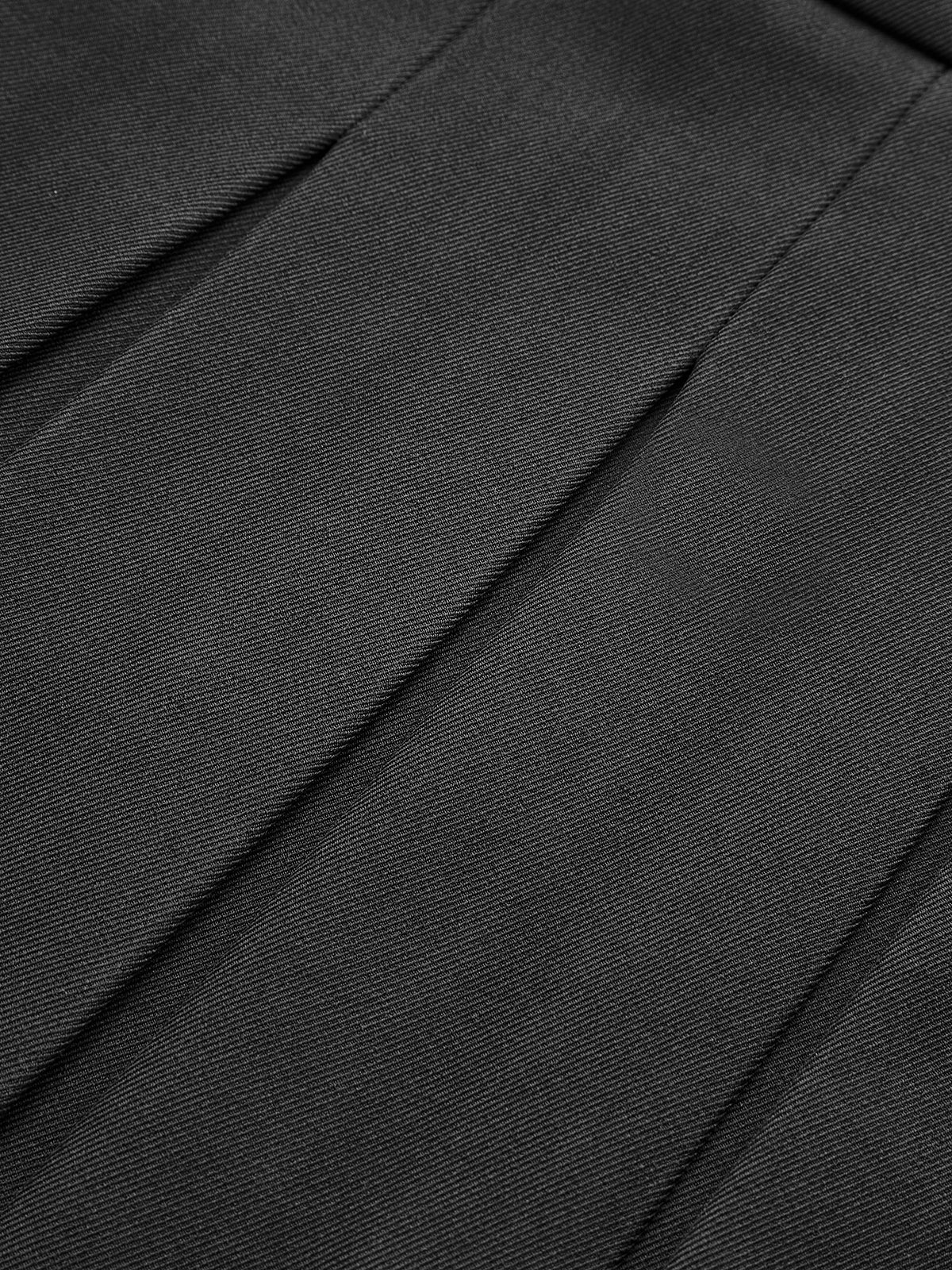 Plise Yırtmaçlı Etek