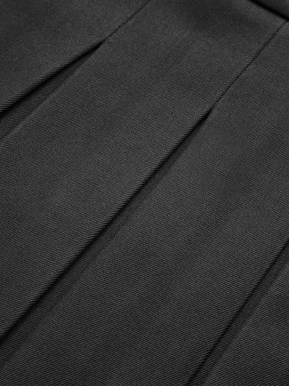 Plise Yırtmaçlı Etek