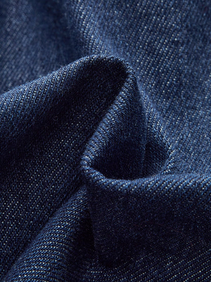 Denim Pocket Detailed Short Set