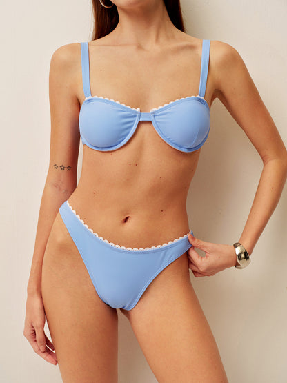 Dalgıç Kenarlı Bikini Takımı