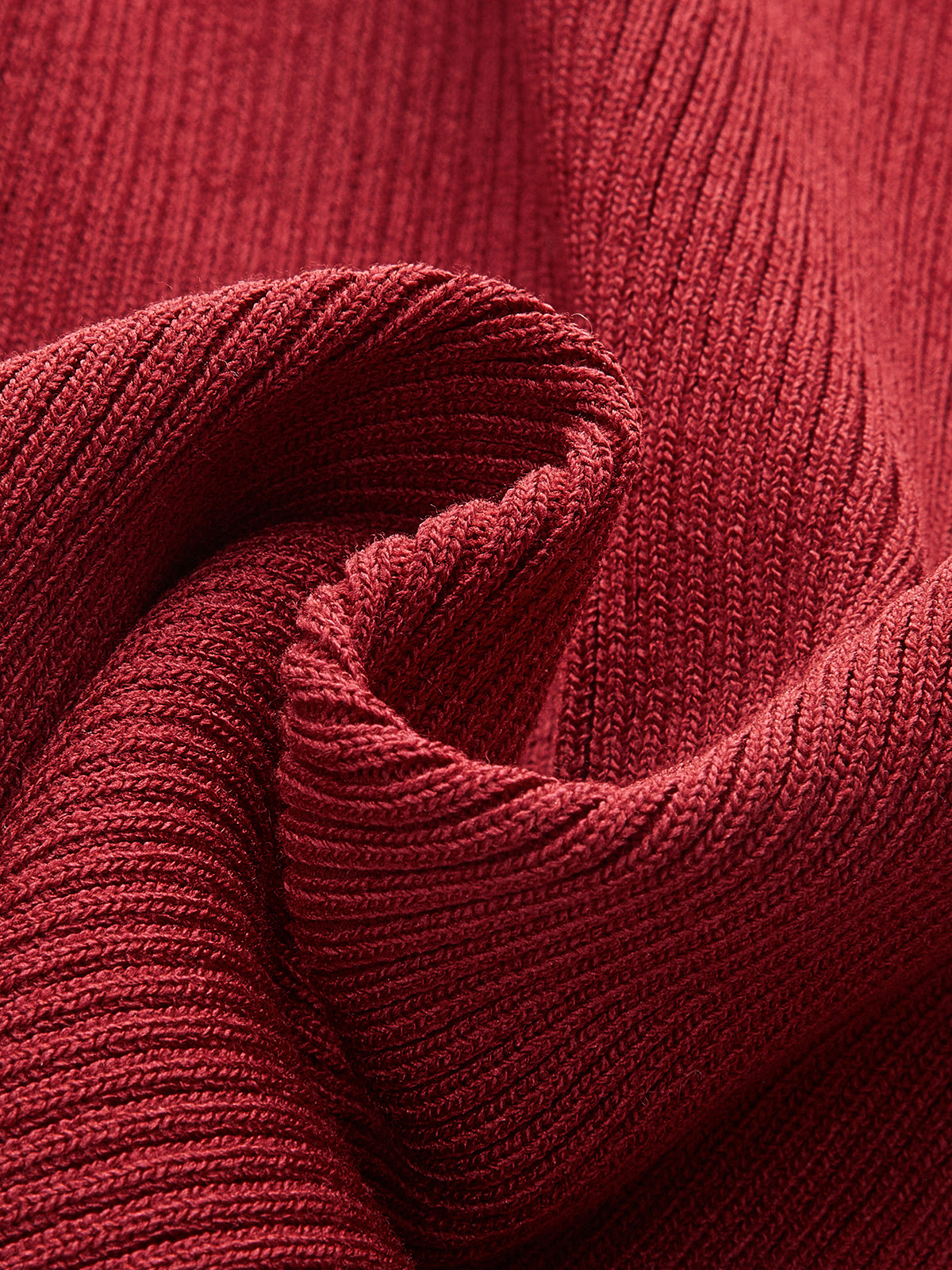 Ribbed Düğmeli İnce Hırka