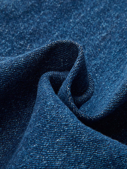 Mid-Waist Embroidered Flared Jeans