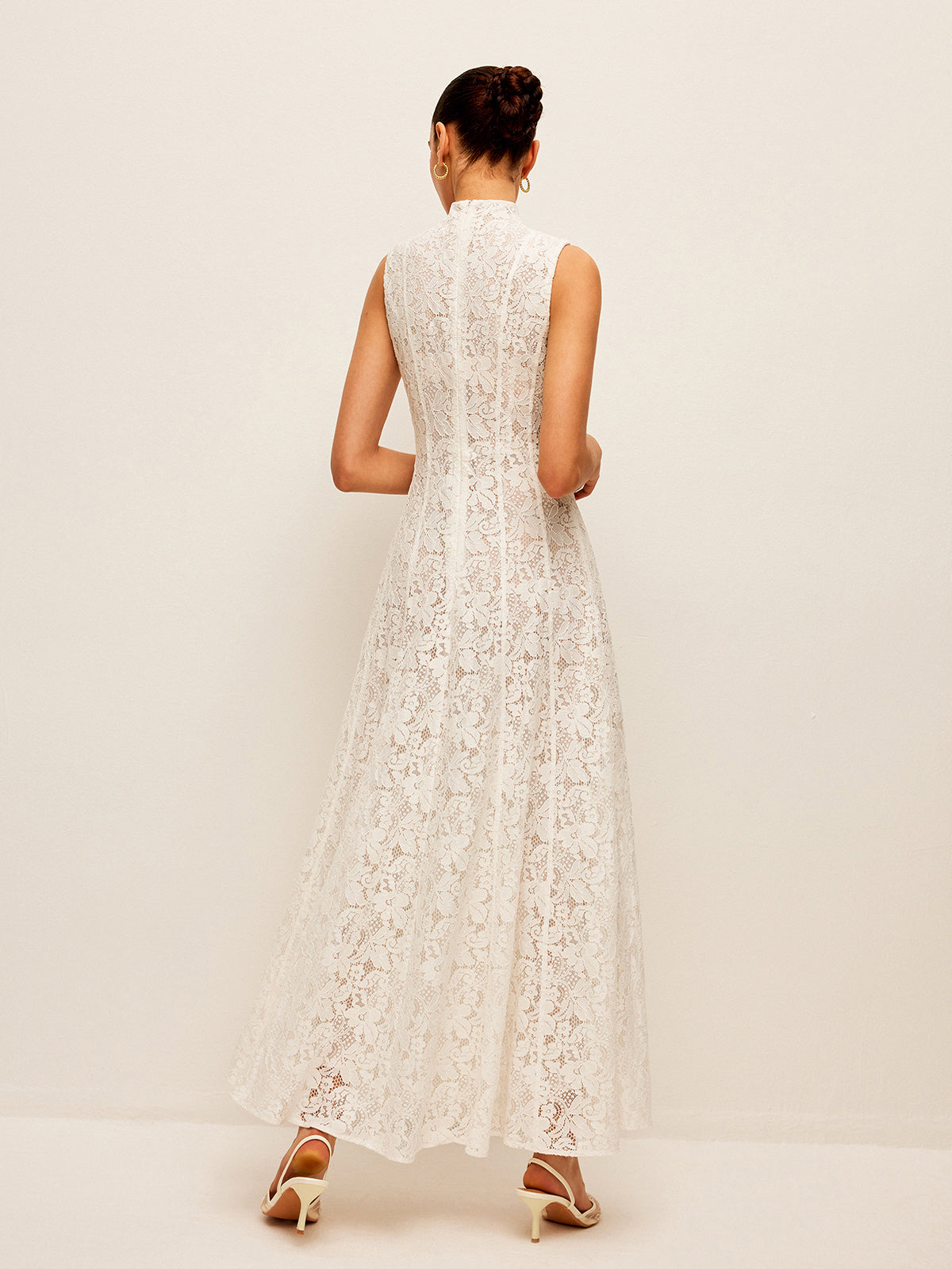 Semi-Transparent Lace Dress