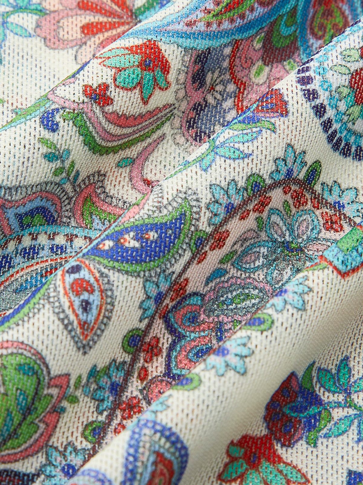 Paisley Desenli Pareo ile Bağlamalı Bikini Seti