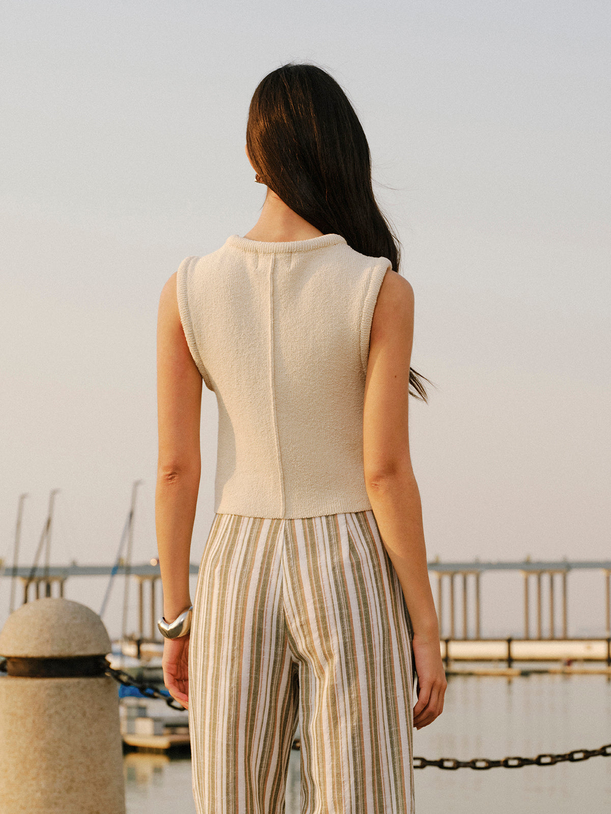 Düğmeli Ön Kazak Yeleği