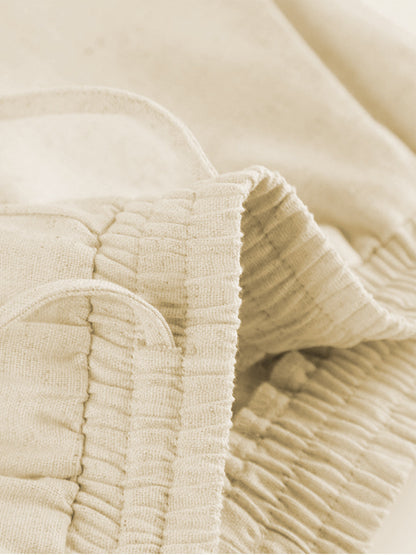 İkili Geniş Paça Pantolon Takımı