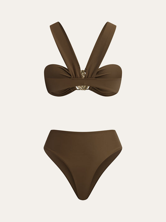Metal Dekorlu Bikini Seti