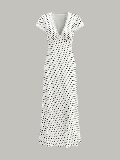 Bag Lace Edge Detailed Dress