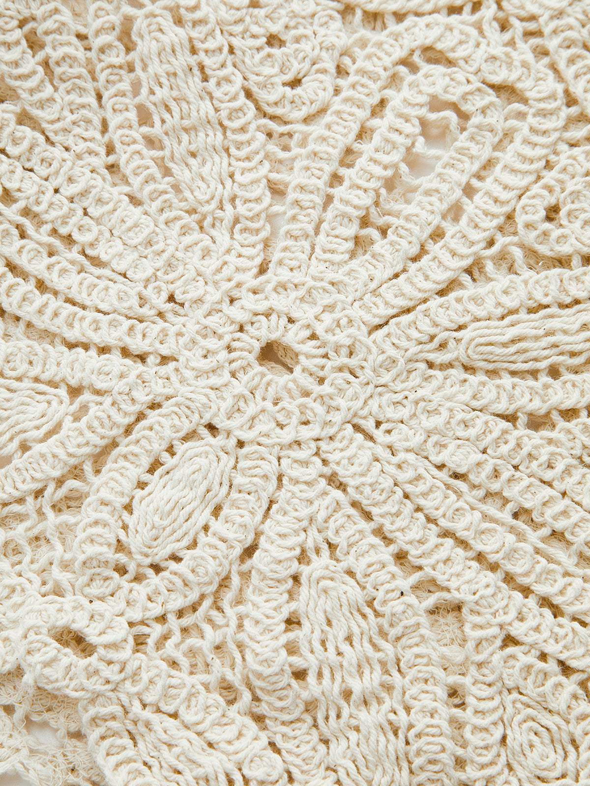 Cotton Crochet Lace Sheer Vest Top