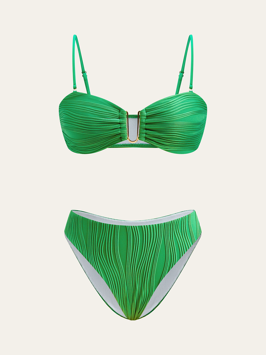 Dokulu Bikini Seti