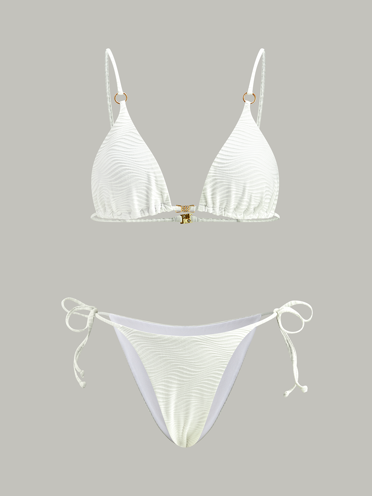 Dokulu Bikini Seti