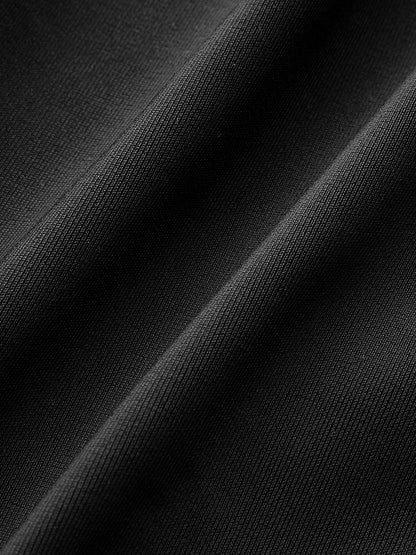 Derin V-Yaka Büzgülü Tek Parça Mayo