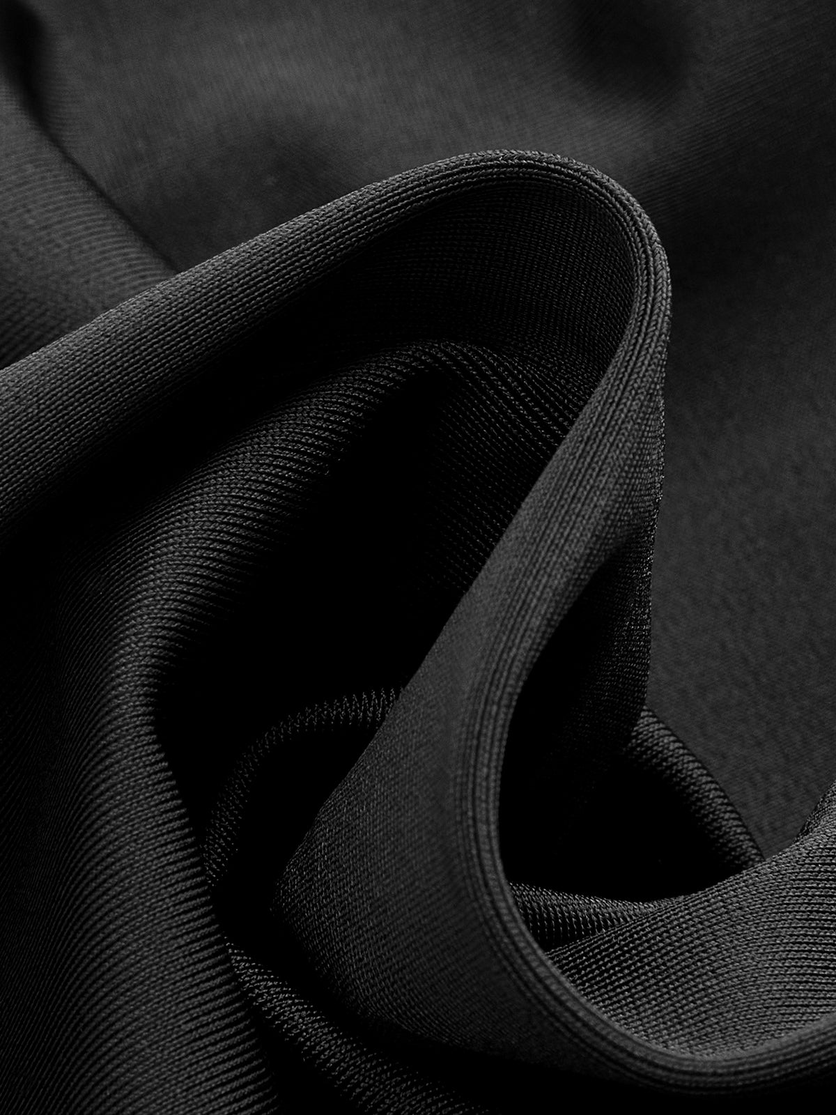 Derin V-Yaka Büzgülü Tek Parça Mayo