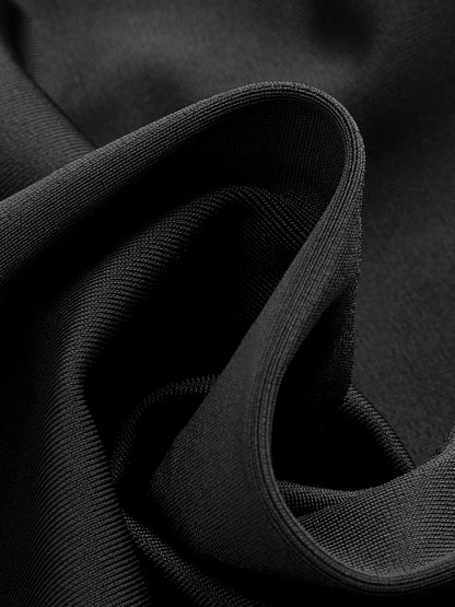 Derin V-Yaka Büzgülü Tek Parça Mayo