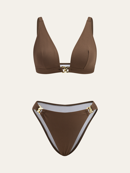 Metal Dekorlu Bikini Seti