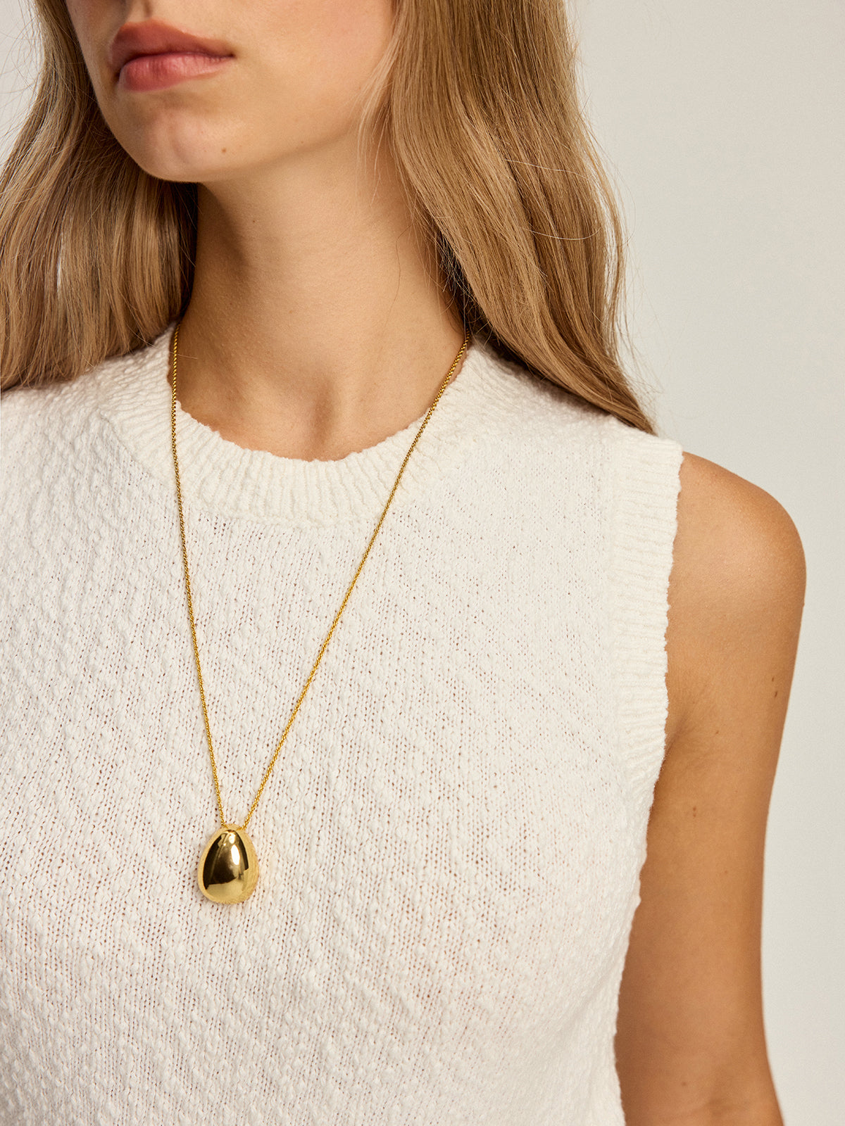 Dokulu Örgü Kolsuz Üst