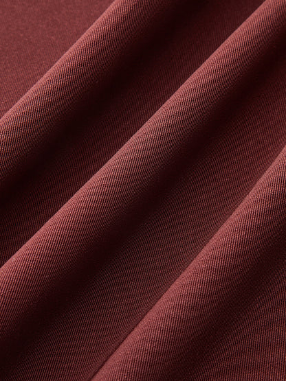 Kemerli Pileli Bol Paça Pantolon