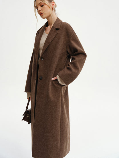 Oversize Tweed Uzun Kaban
