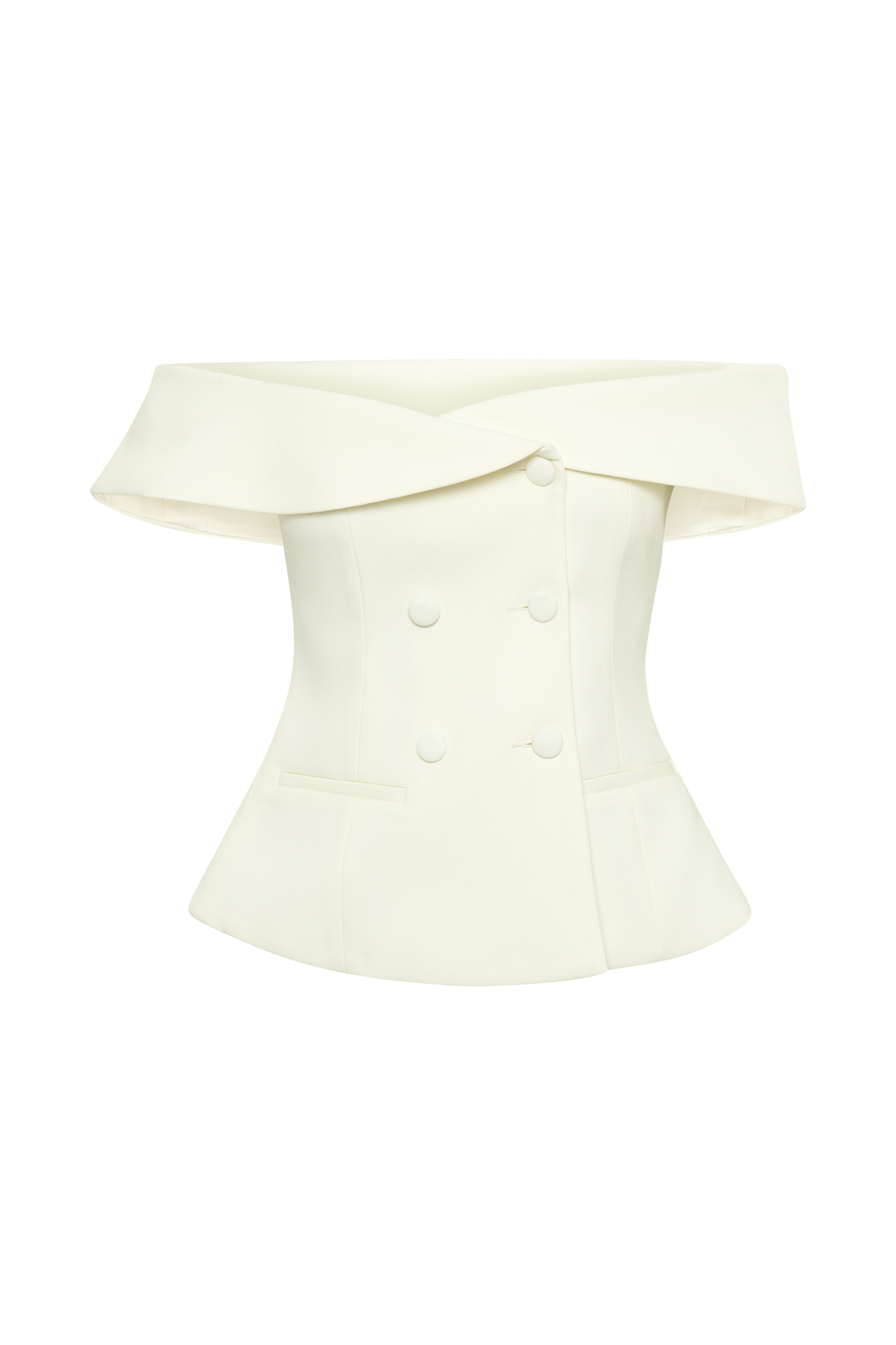 Krista Strapless Takım Üstü - Krem