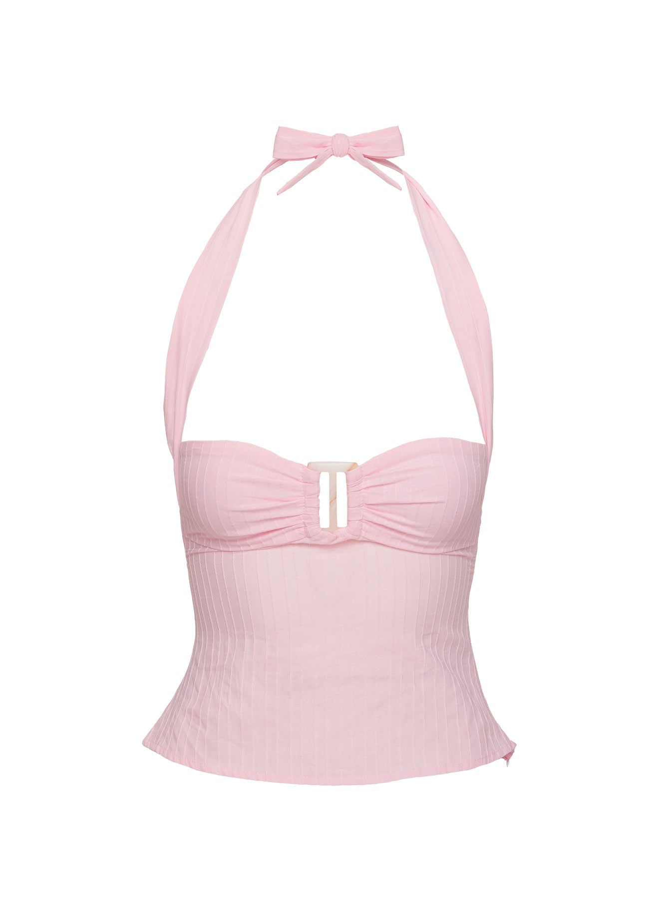 İsabetta Halter Üst Pembe