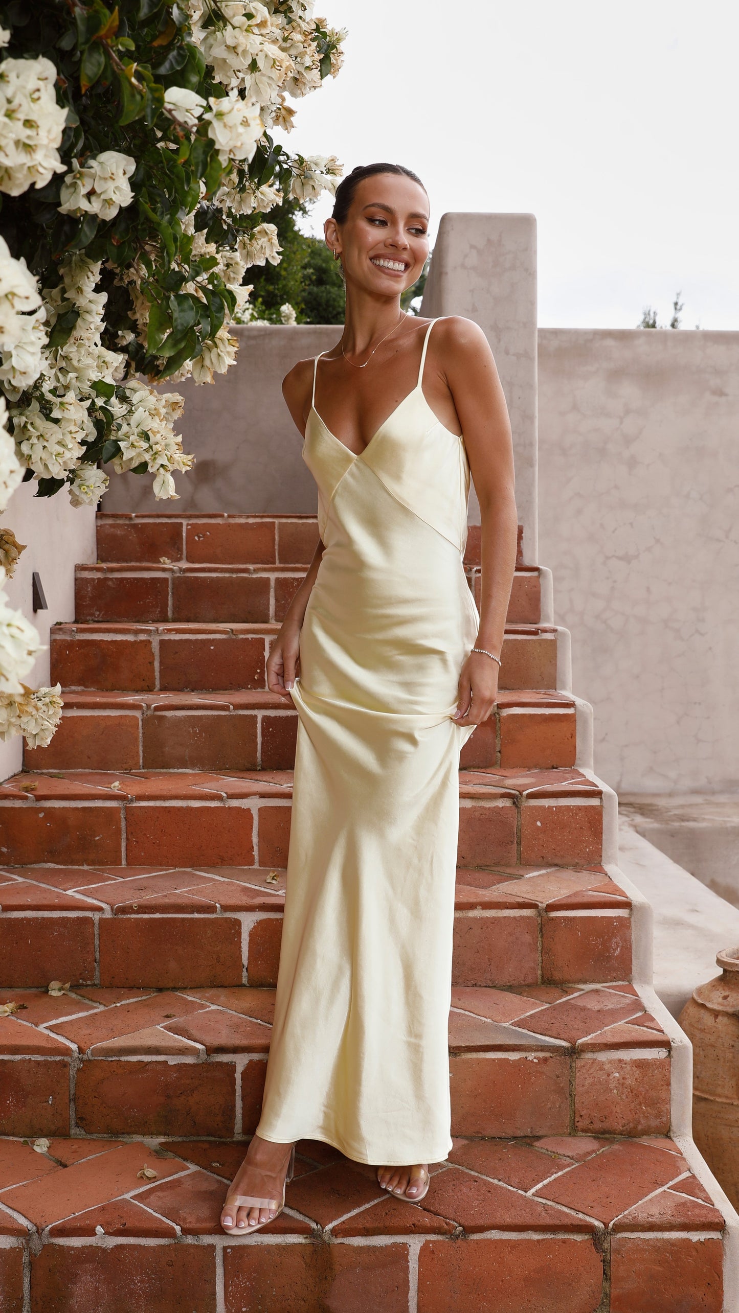Gisella Maxi Elbise - Sarı