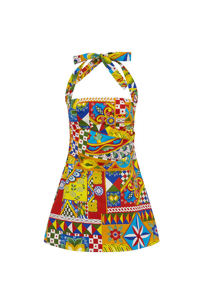 Aera Mini Dress - Çok Renkli