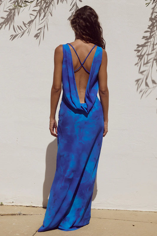 Tiana Maxi Elbi̇se - Mavi̇